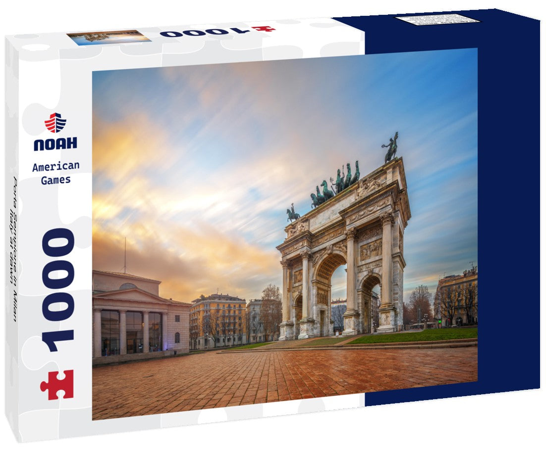 Porta Sempione in Milan, Italy at dawn 1000pc Puzzle