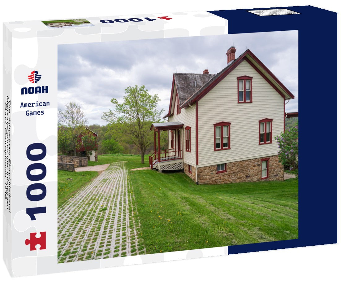 The Johnstown Flood National Memorial about the Johnstown Flood, Pennsylvania, USA 1000pc Puzzle