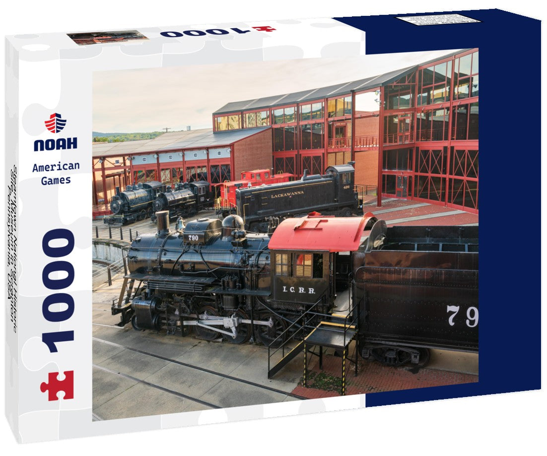 Steamtown National Historic Site, Museum in Scranton, Pennsylvania, USA 1000pc Puzzle
