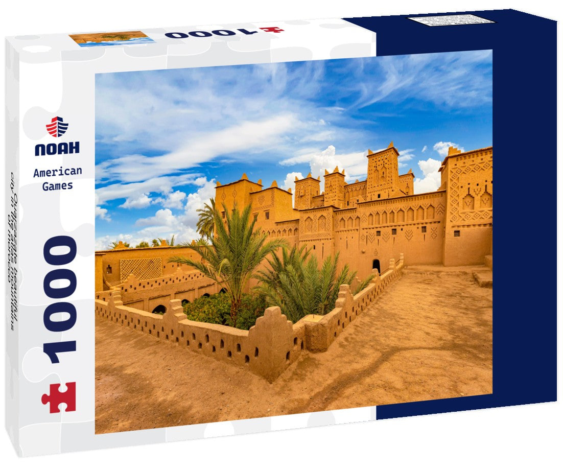 Ouarzazate beautiful city in the atlas mountains of morocco 1000pc Puzzle