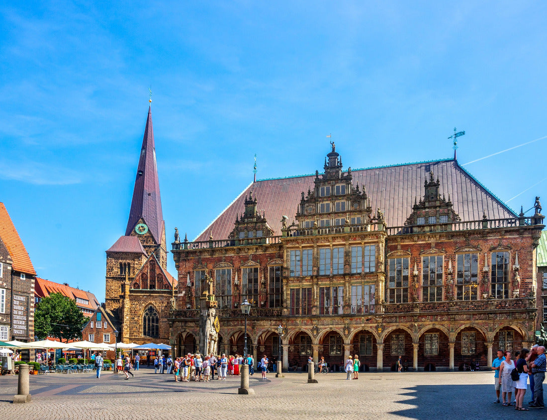 Noah Jigsaw Puzzle Market, old town of Bremen, Germany 1000 pieces