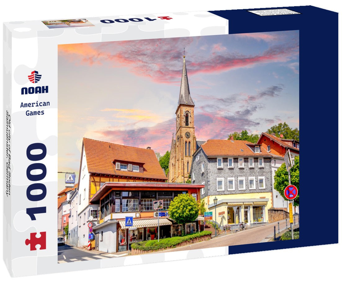 Old city of Bad Soden Salmuenster, Germany 1000pc Puzzle