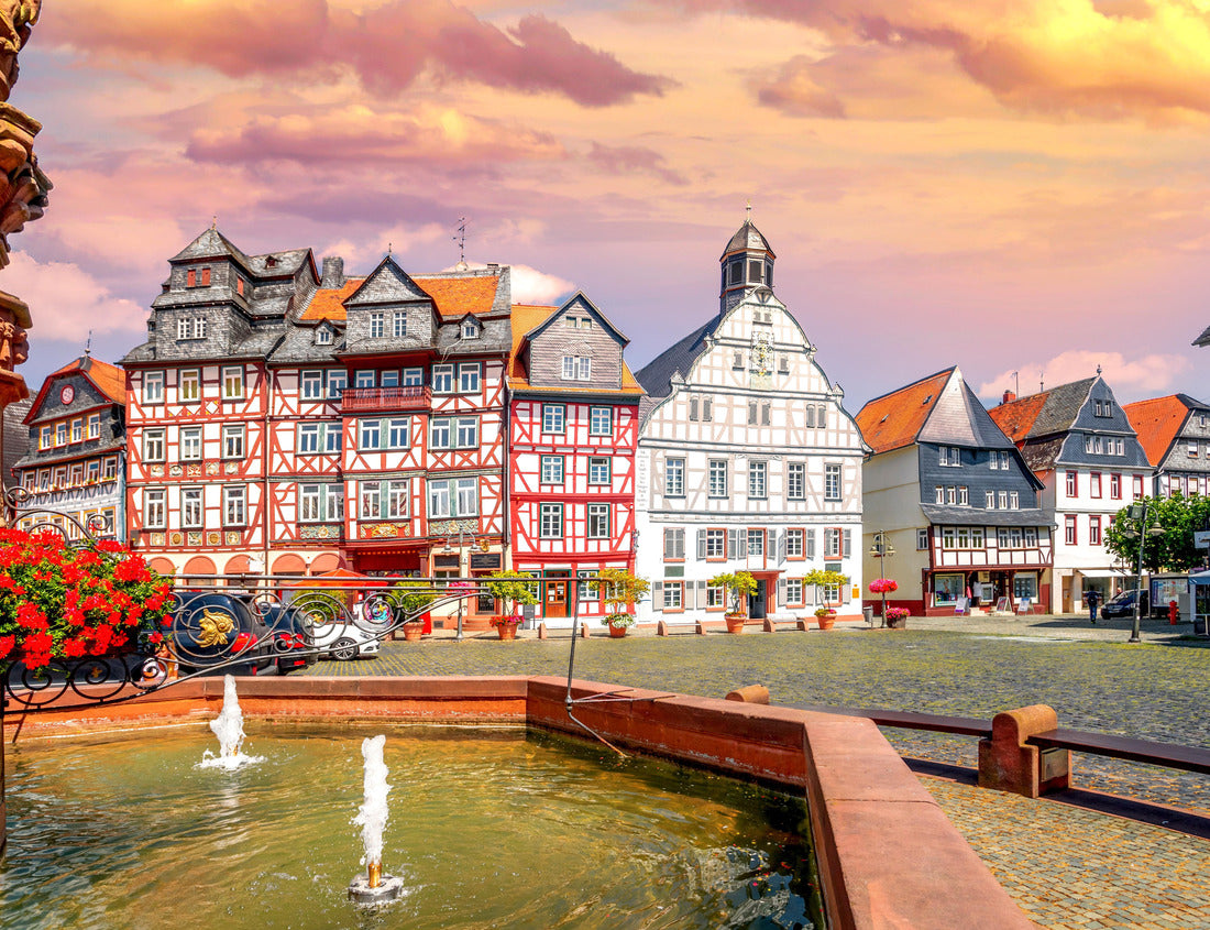 Old city of Butzbach, Hessen, Germany 1000pc Puzzle