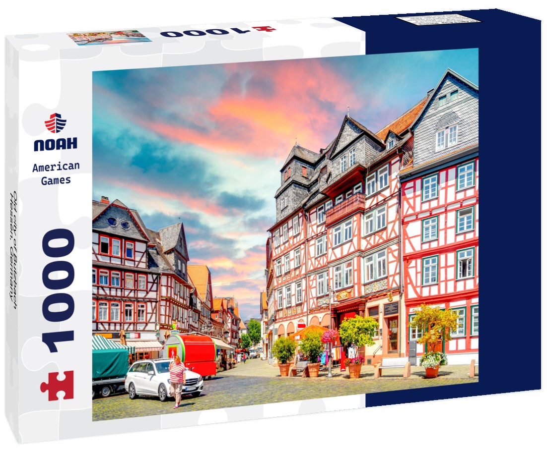 Old city of Butzbach, Hessen, Germany 1000pc Puzzle
