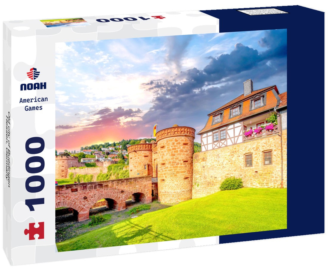 Old city of Buedingen, Hessen, Germany 1000pc Puzzle