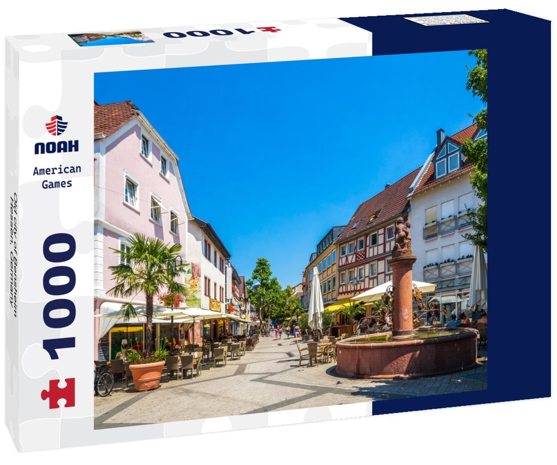 Old city of Bensheim, Hessen, Germany 1000pc Puzzle