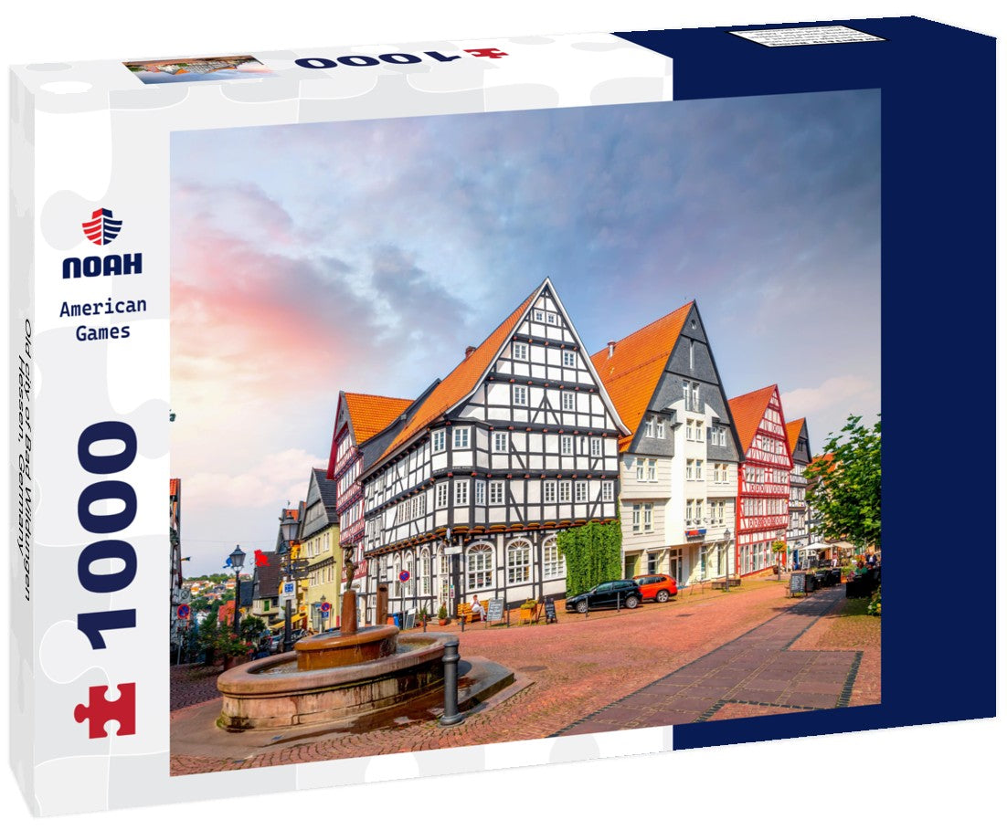Old city of Bad Wildungen, Hessen, Germany 1000pc Puzzle