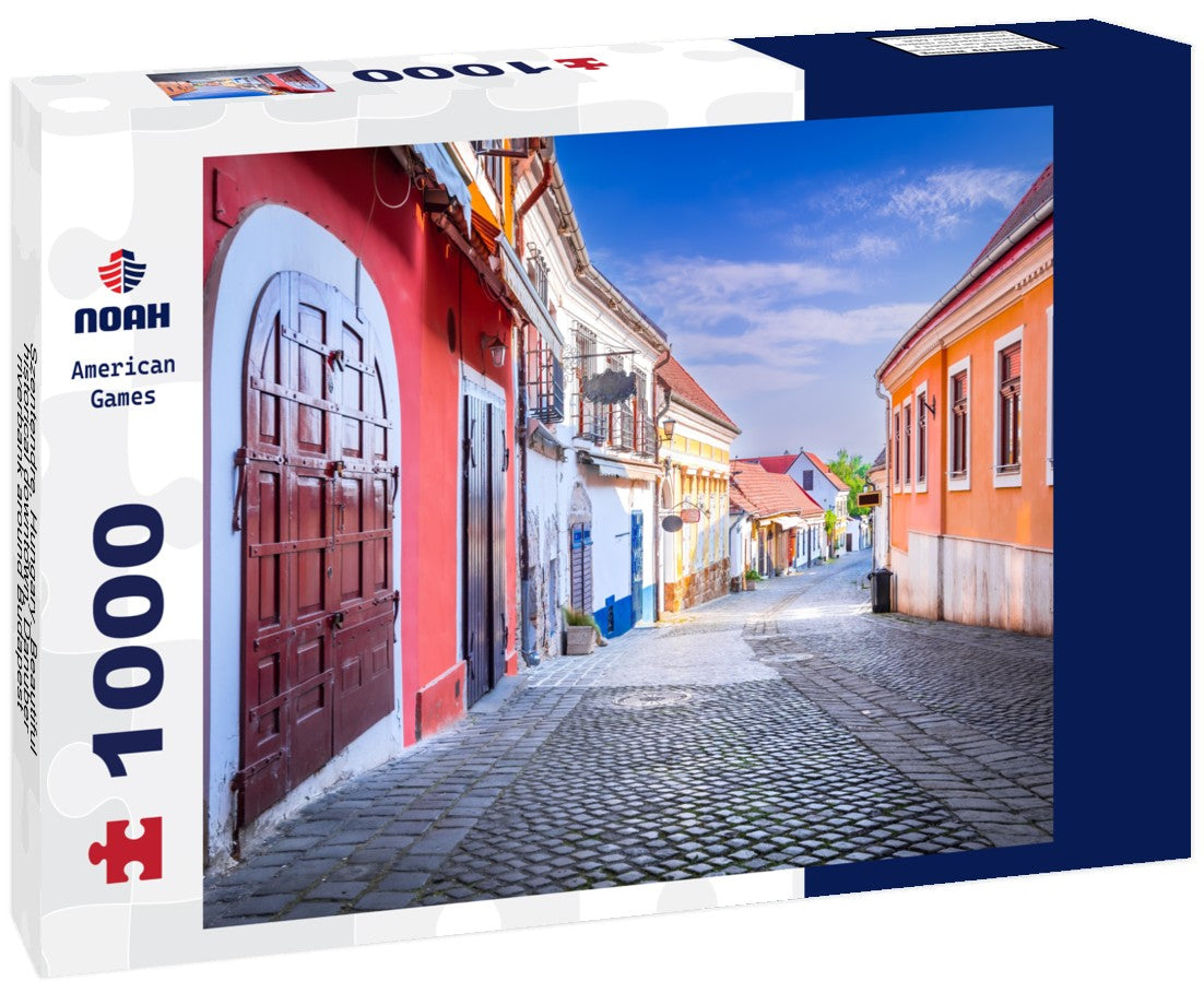 Szentendre, Hungary. Beautiful historical downtown, Danuber riverbank around Budapest 1000pc Puzzle