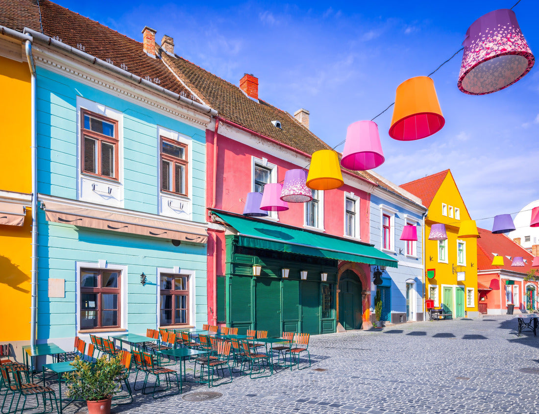 Szentendre, Hungary. Beautiful Fo Ter square in historical downtown, Danube riverbank, Budapest 1000pc Puzzle