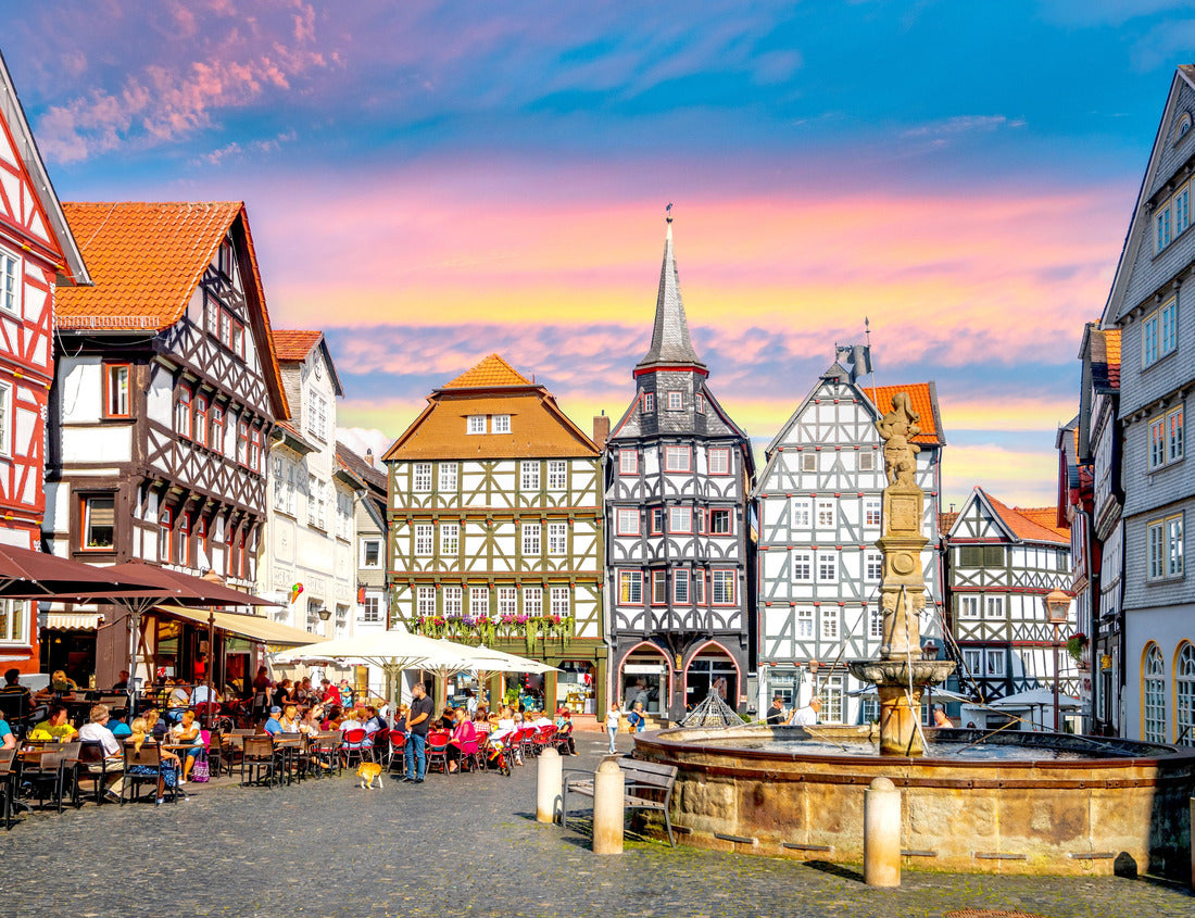 Old city of Fritzlar, Hessen, Germany 1000pc Puzzle