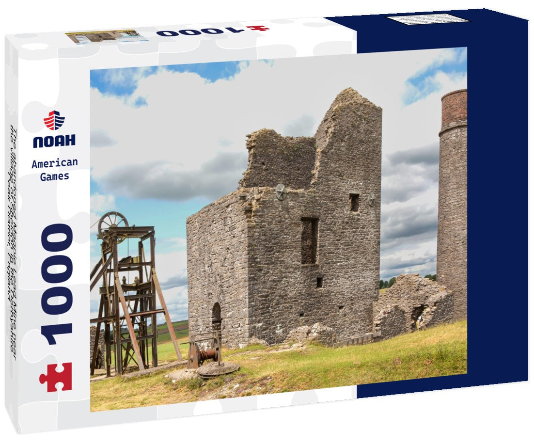 The abandoned Magpie Lead Mine near the village of Sheldon in the Derbyshire Peak District, England 1000pc Puzzle