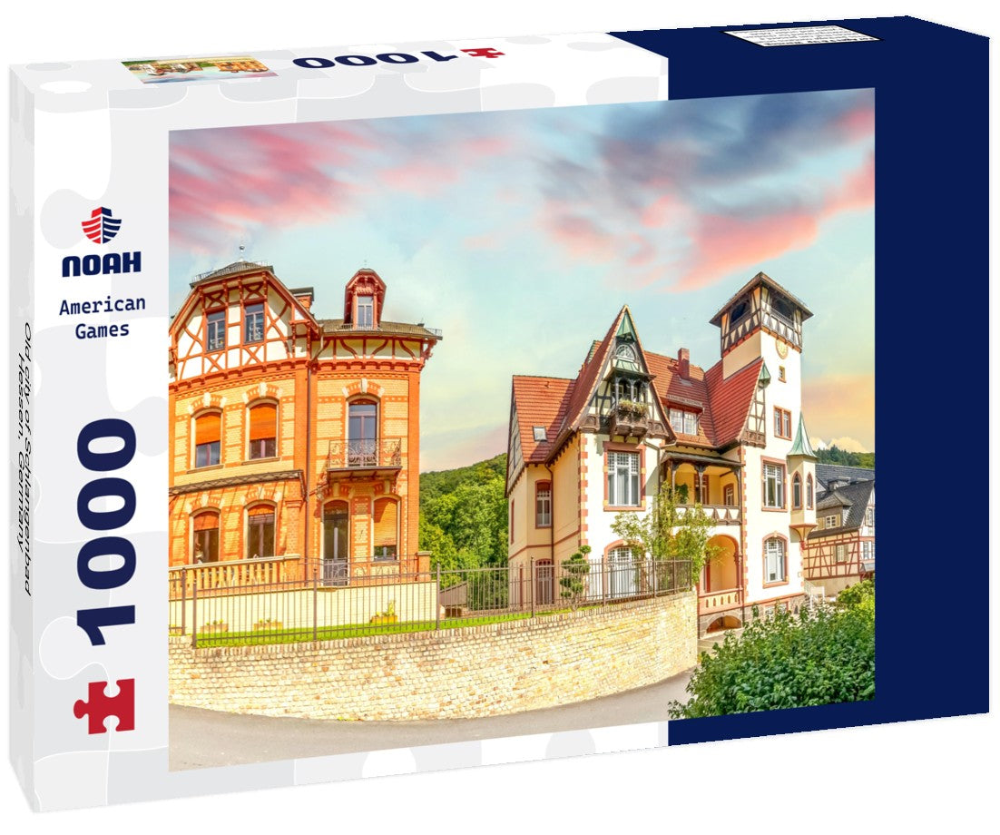 Old city of Schlangenbad, Hessen, Germany 1000pc Puzzle