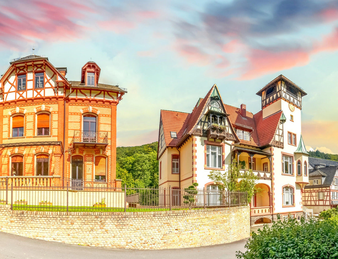 Old city of Schlangenbad, Hessen, Germany 1000pc Puzzle