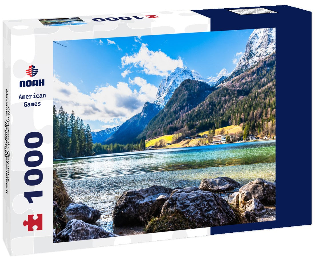 Noah Jigsaw Puzzle Hintersee in Germany, Bavaria, Ramsau Nationalpark in the Alps 1000 pieces