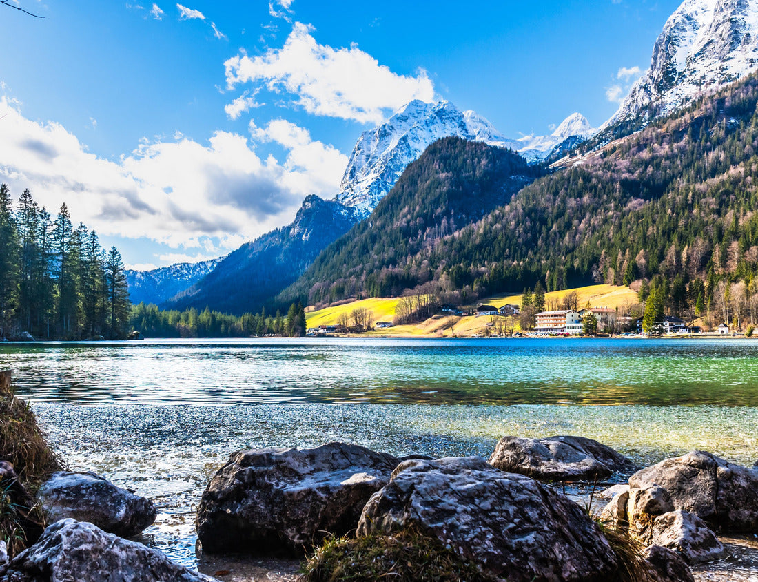 Noah Jigsaw Puzzle Hintersee in Germany, Bavaria, Ramsau Nationalpark in the Alps 1000 pieces