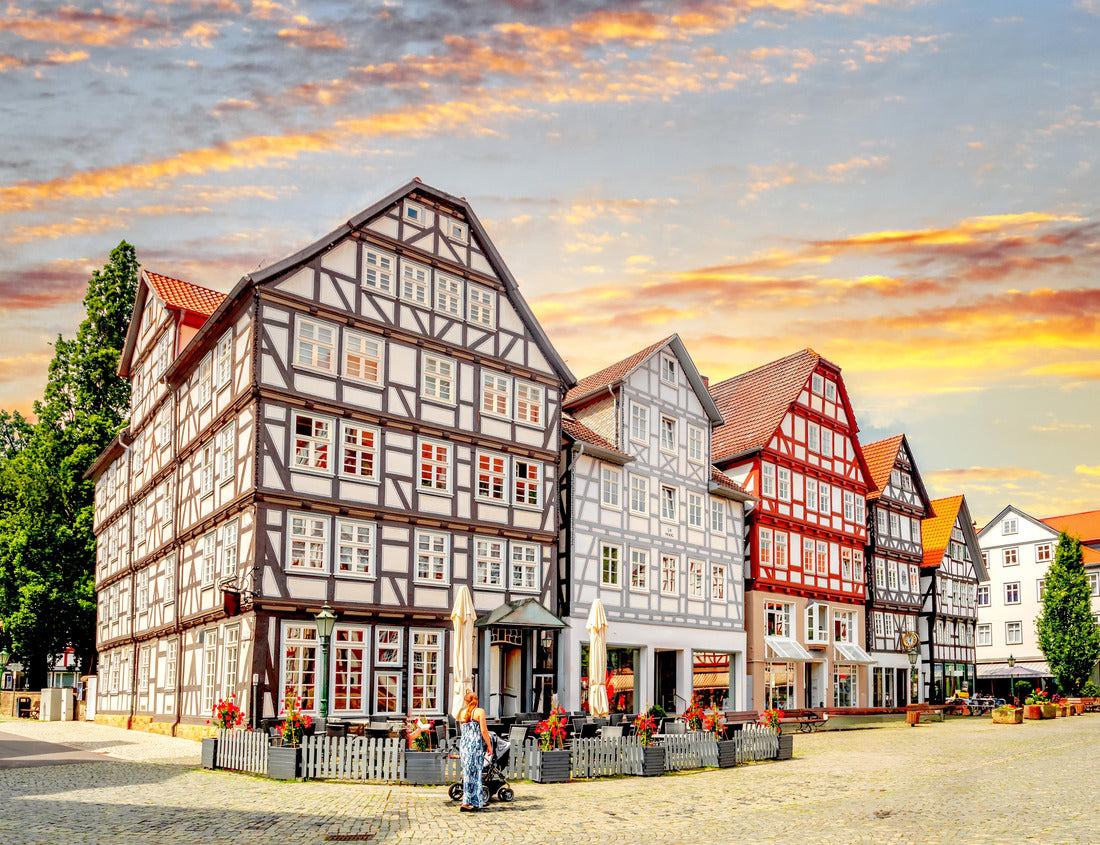 Old city of Melsungen, Hessen, Germany 1000pc Puzzle