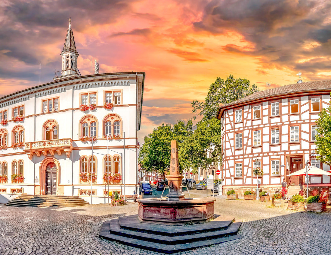 Old city of Lich, Hessen, Germany 1000pc Puzzle