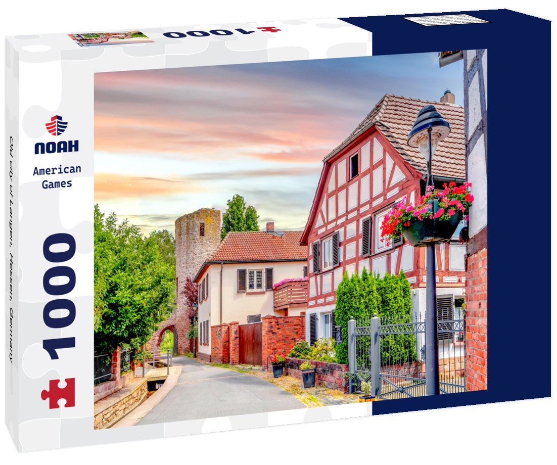 Old city of Langen, Hessen, Germany 1000pc Puzzle