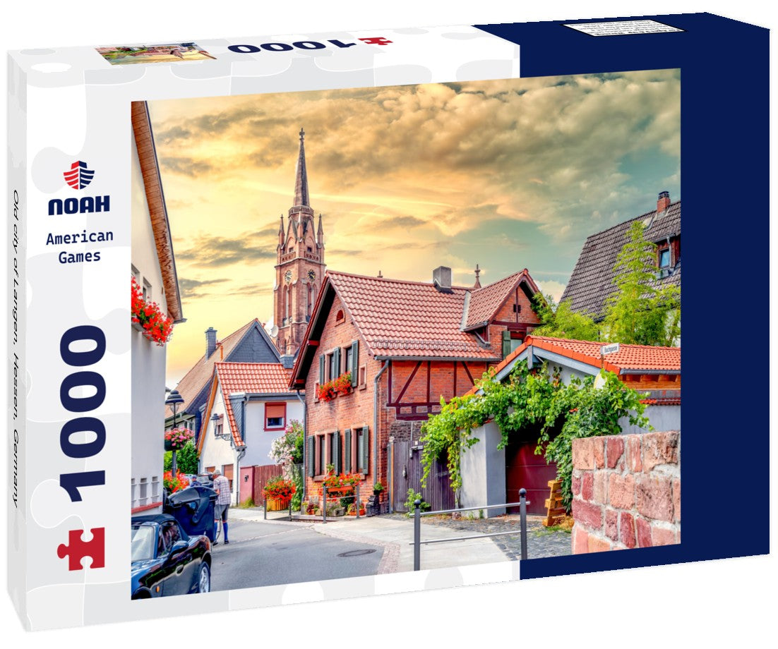 Old city of Langen, Hessen, Germany 1000pc Puzzle