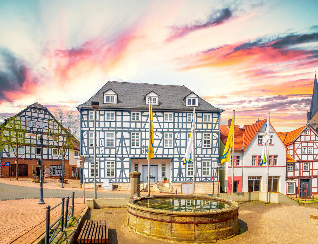 Old city of Korbach, Hessen, Germany 1000pc Puzzle