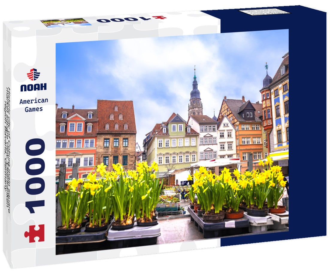 Noah Jigsaw Puzzle Historic city of Coburg main square market square view, Oberfranken region Bavaria, Germany 1000 pieces