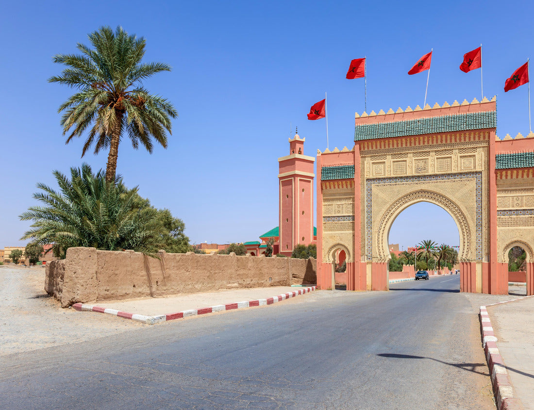 The city gate leading into Rissani : Rissani, Morocco 1000pc Puzzle