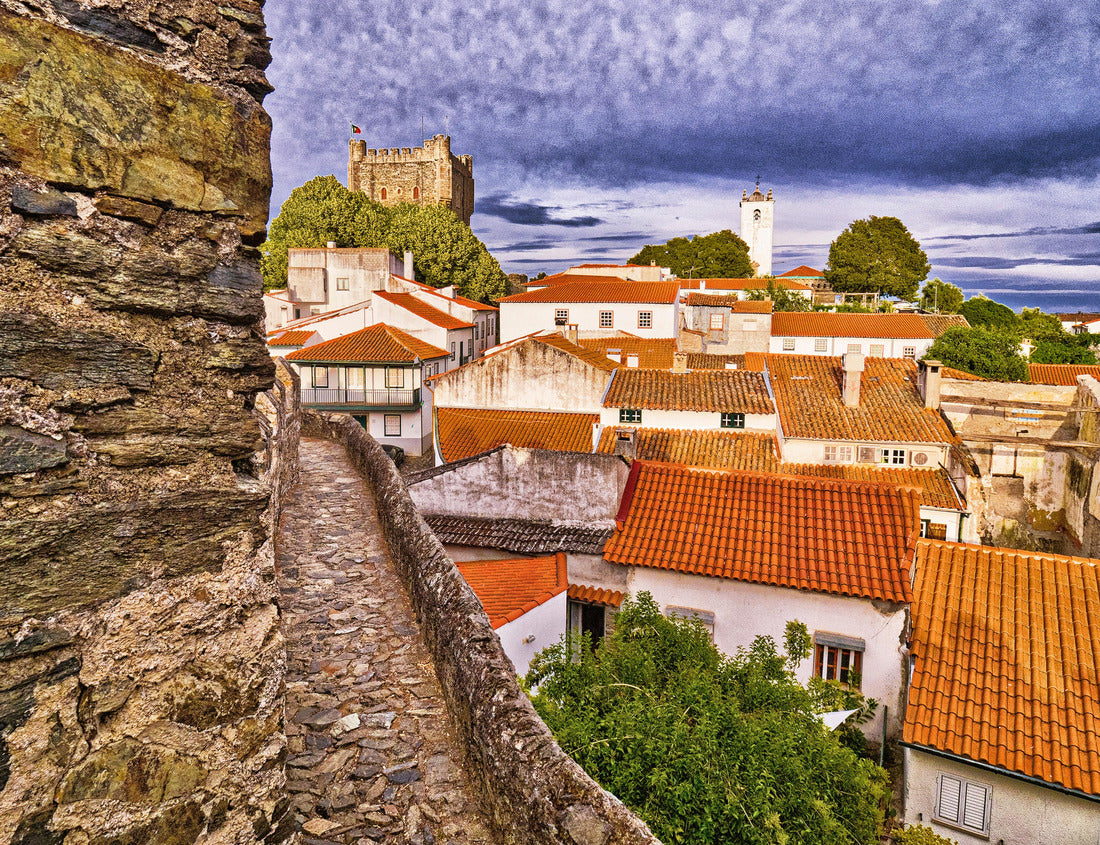 Noah Jigsaw Puzzle City walls of Bragança, medieval walls from the 15th century, Bragança, Portugal 1000 pieces