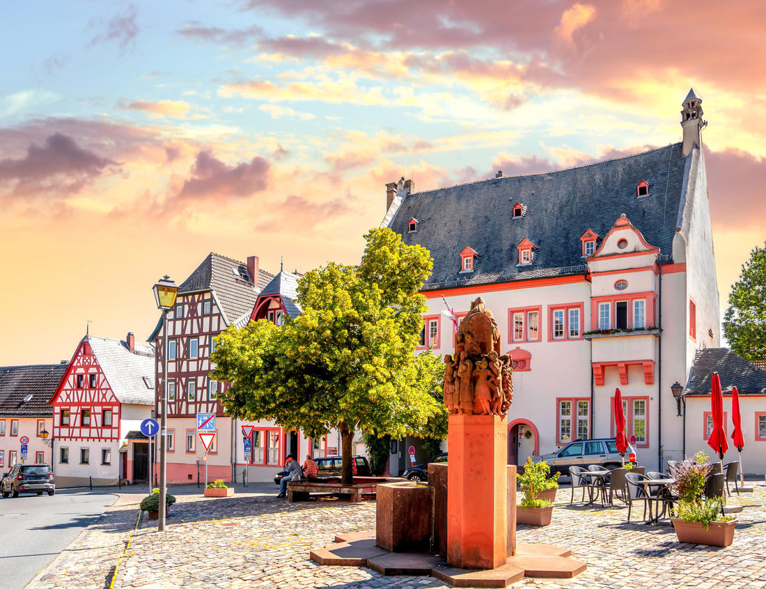 Old city of Kiedrich, Rheingau, Germany 1000pc Puzzle