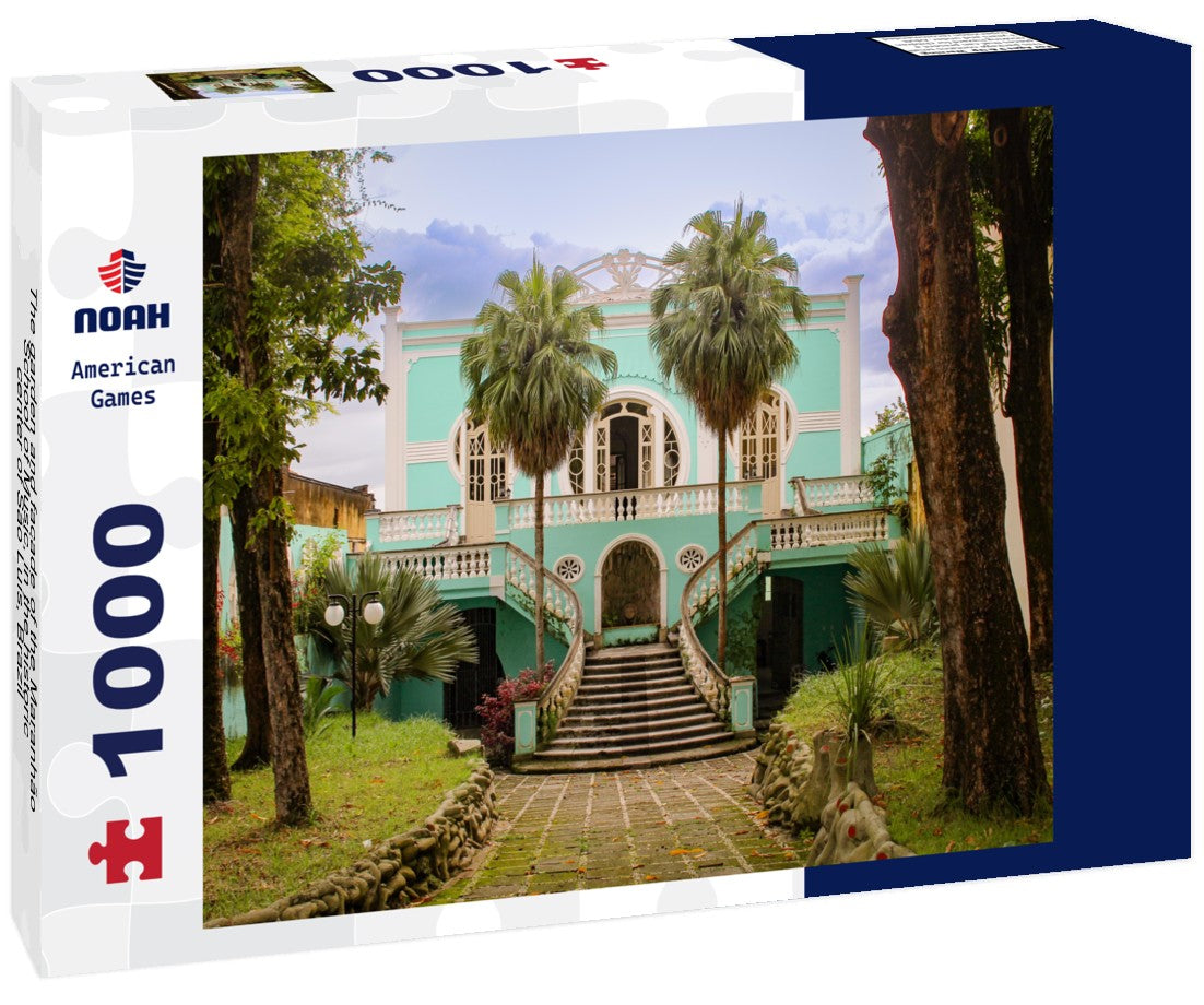 The garden and facade of the Maranhão School of Music, in the historic center of São Luís, Brazil 1000pc Puzzle