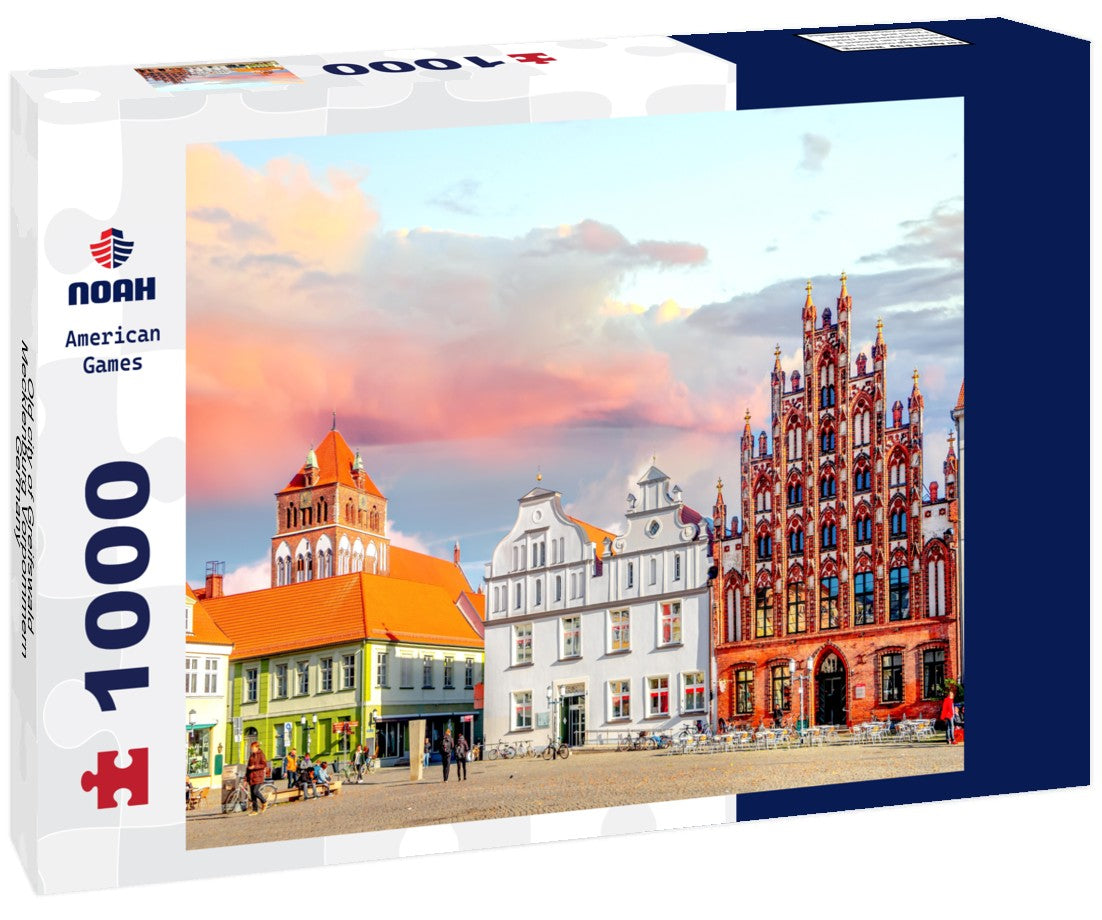 Old city of Greifswald, Mecklenburg Vorpommern, Germany 1000pc Puzzle