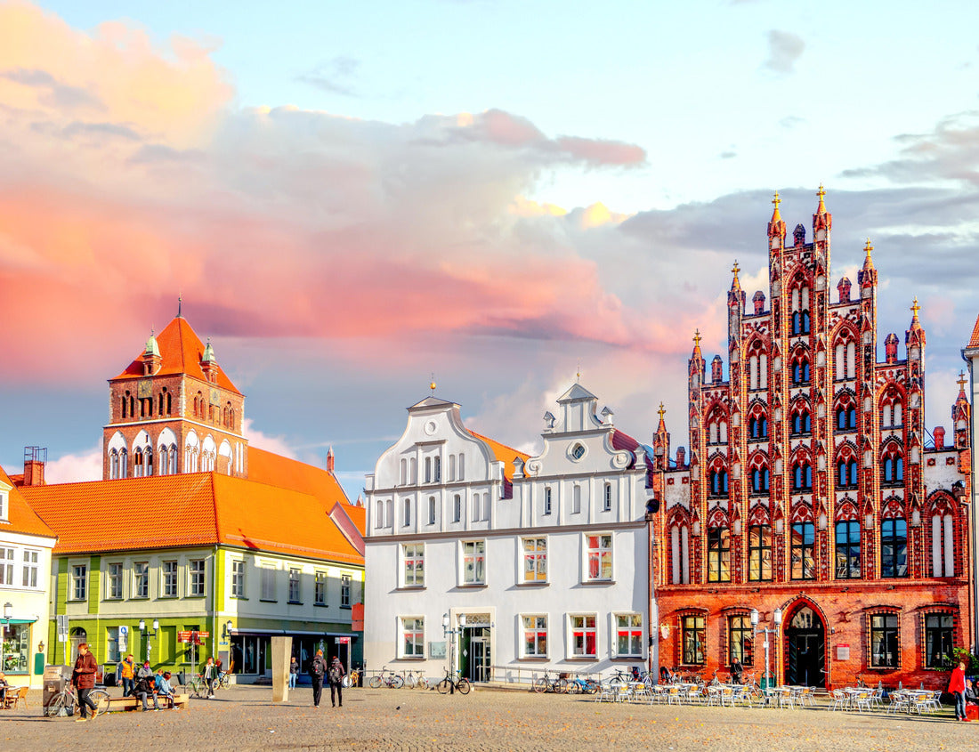 Old city of Greifswald, Mecklenburg Vorpommern, Germany 1000pc Puzzle