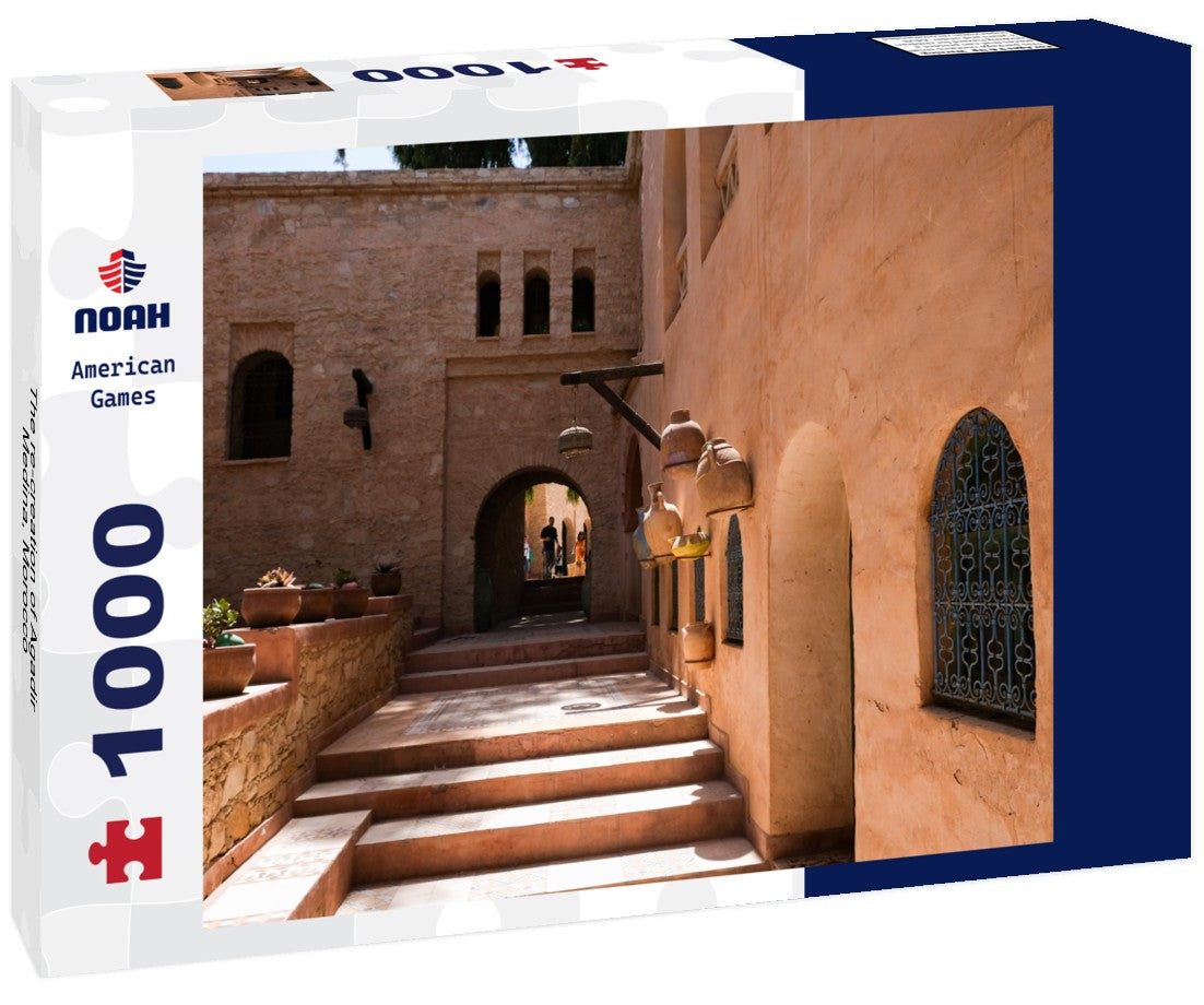 The re-creation of Agadir Medina, Morocco 1000pc Puzzle