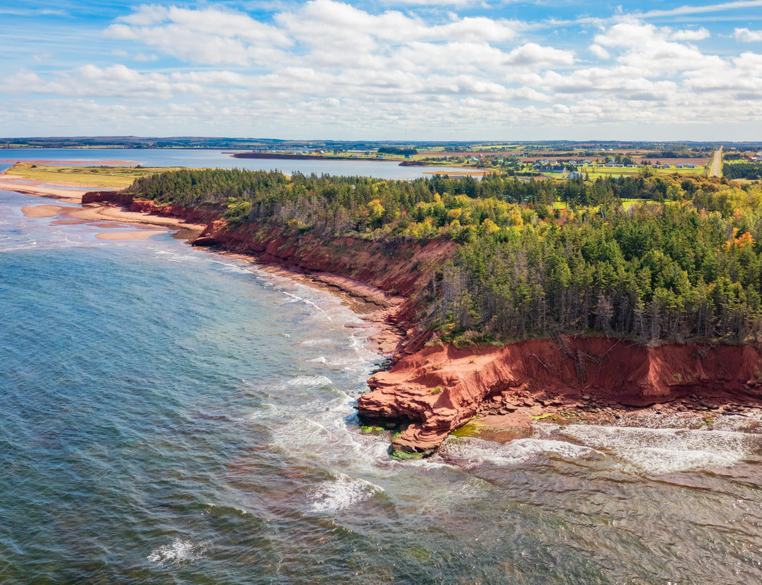 Rocky coast at the Atlantic Ocean. Prince Edward Island, Canada 1000pc Puzzle