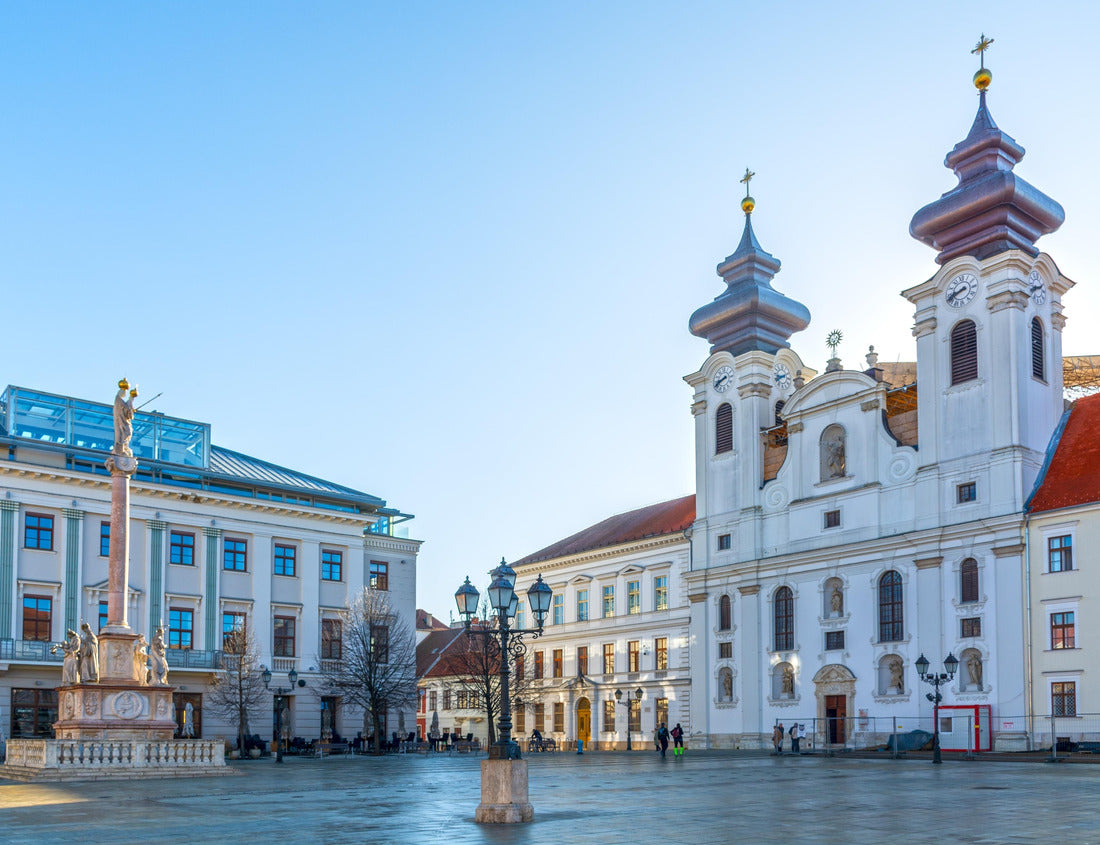 Noah Jigsaw Puzzle Gyor, city in Hungary, main square with Benedictine Church of Saint Ignatius of Loyola 1000 pieces