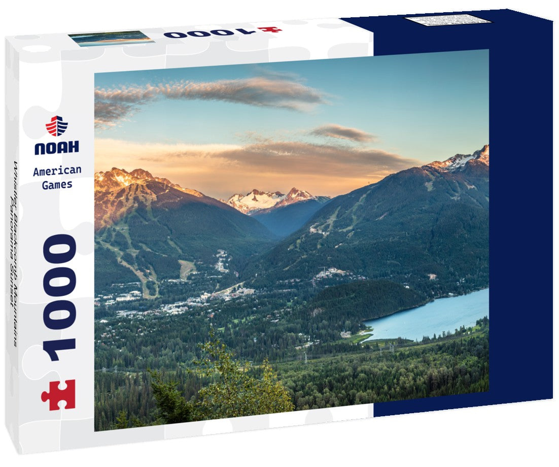 Whistler Blackcomb Mountains at Sunset 1000pc Puzzle