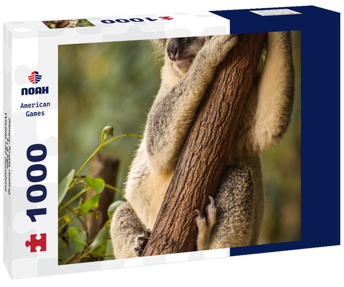 Sleepy Koala resting in a tree - Wildlife HQ Sunshine Coast Queensland 1000pc Puzzle
