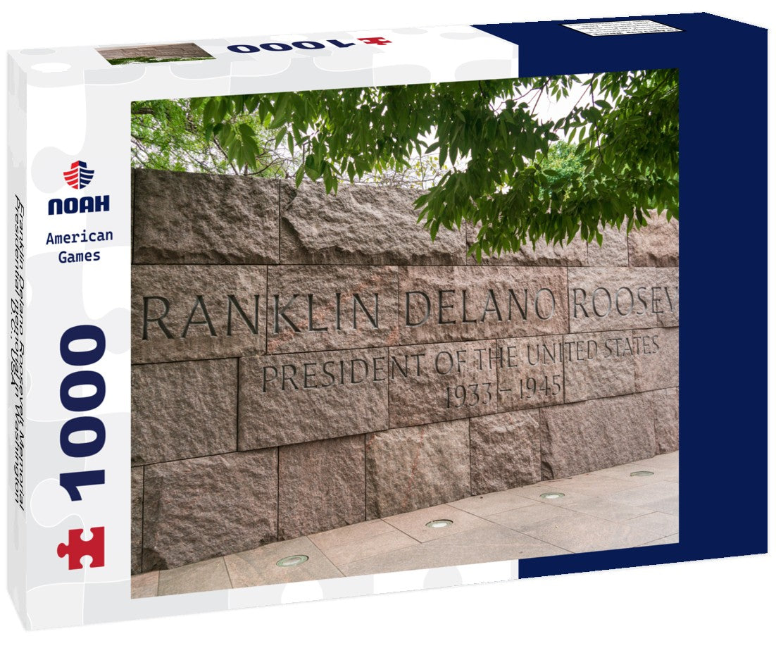 Noah Jigsaw Puzzle Franklin Delano Roosevelt Memorial, Presidential memorial in Washington D.C., USA 1000 pieces