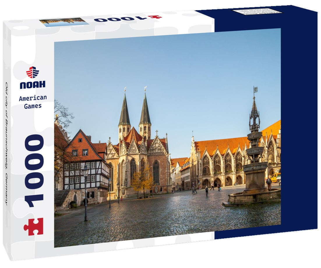 Old city of Braunschweig, Germany 1000pc Puzzle