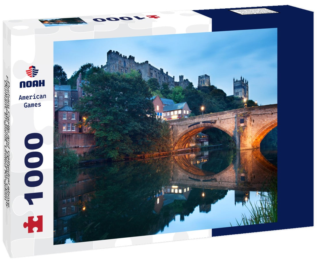 Noah Jigsaw Puzzle Durham Castle and Cathedral above Framwellgate Bridge, Durham, County Durham, England, United Kingdom 1000 pieces