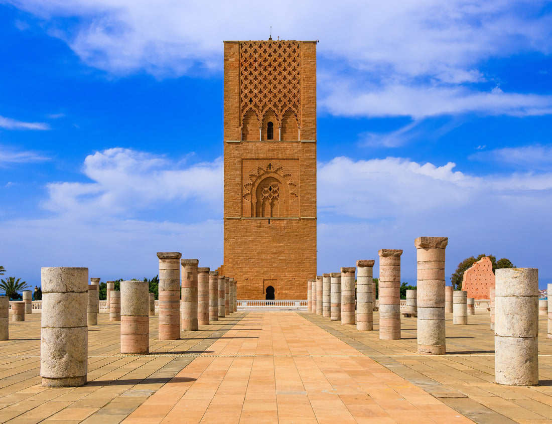 Rabat, Morocco. Hassan Tower a popular tourist attraction and a UNESCO World Heritage Site 1000pc Puzzle