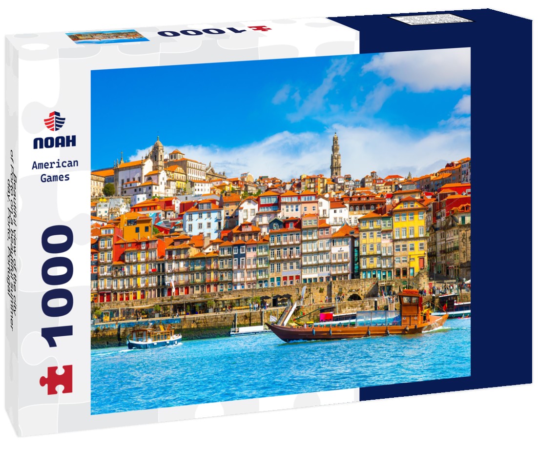 Noah Jigsaw Puzzle Beautiful view of the city of Porto on a beautiful summer day. Porto, Portugal 1000 pieces
