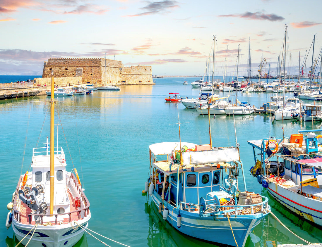 Noah Jigsaw Puzzle Marina, Old city of Heraklion, Island Crete, Greece 1000 pieces