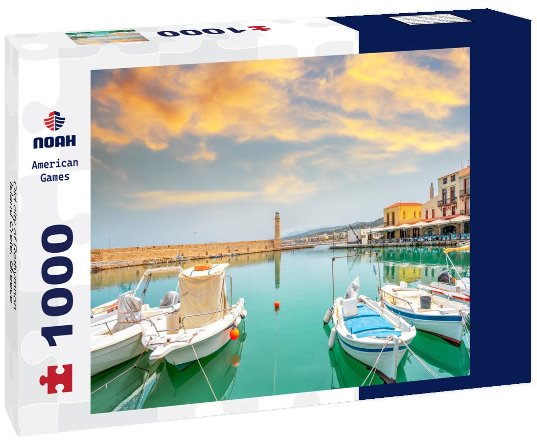 Old city of Rethymnon, Island Crete, Greece 1000pc Puzzle