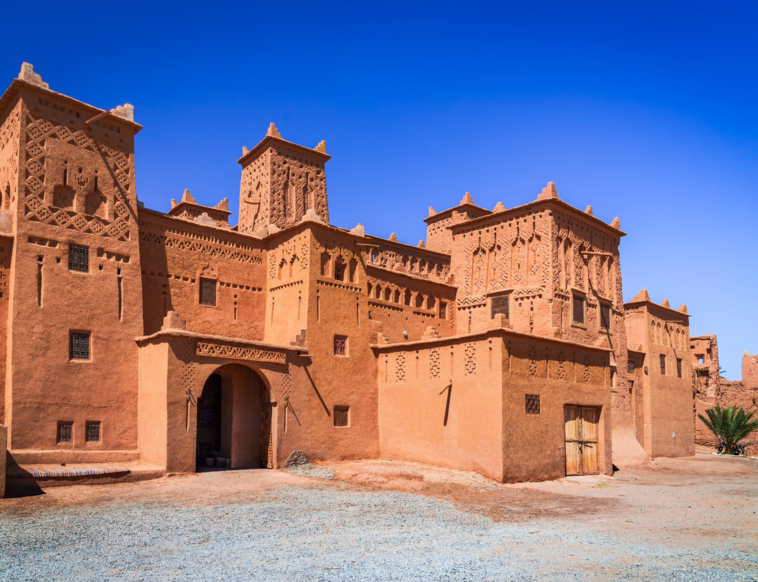 Skoura, Morocco. Kasbah Amridil, historical fortified architecture in High Atlas mountains range, North Africa 1000pc Puzzle
