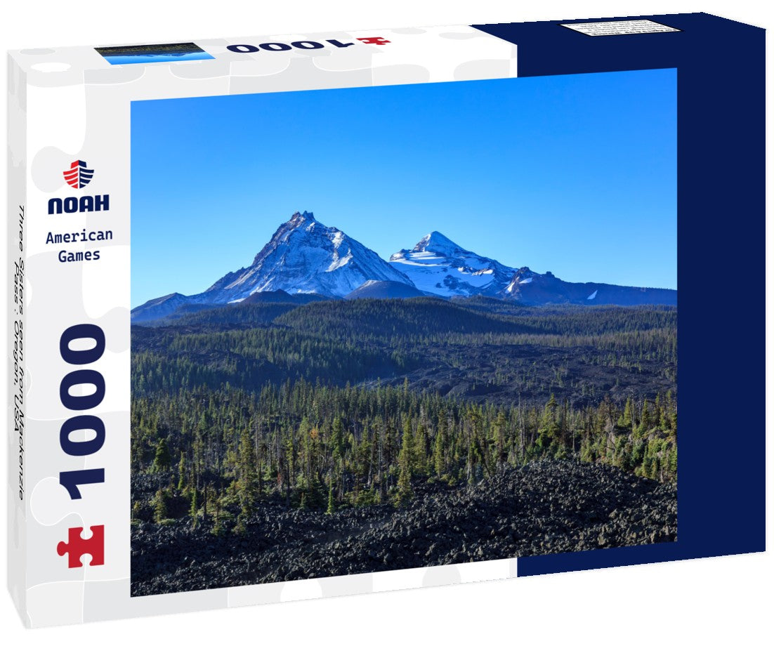 Three Sisters seen from Mackenzie Pass : Oregon, USA 1000pc Puzzle