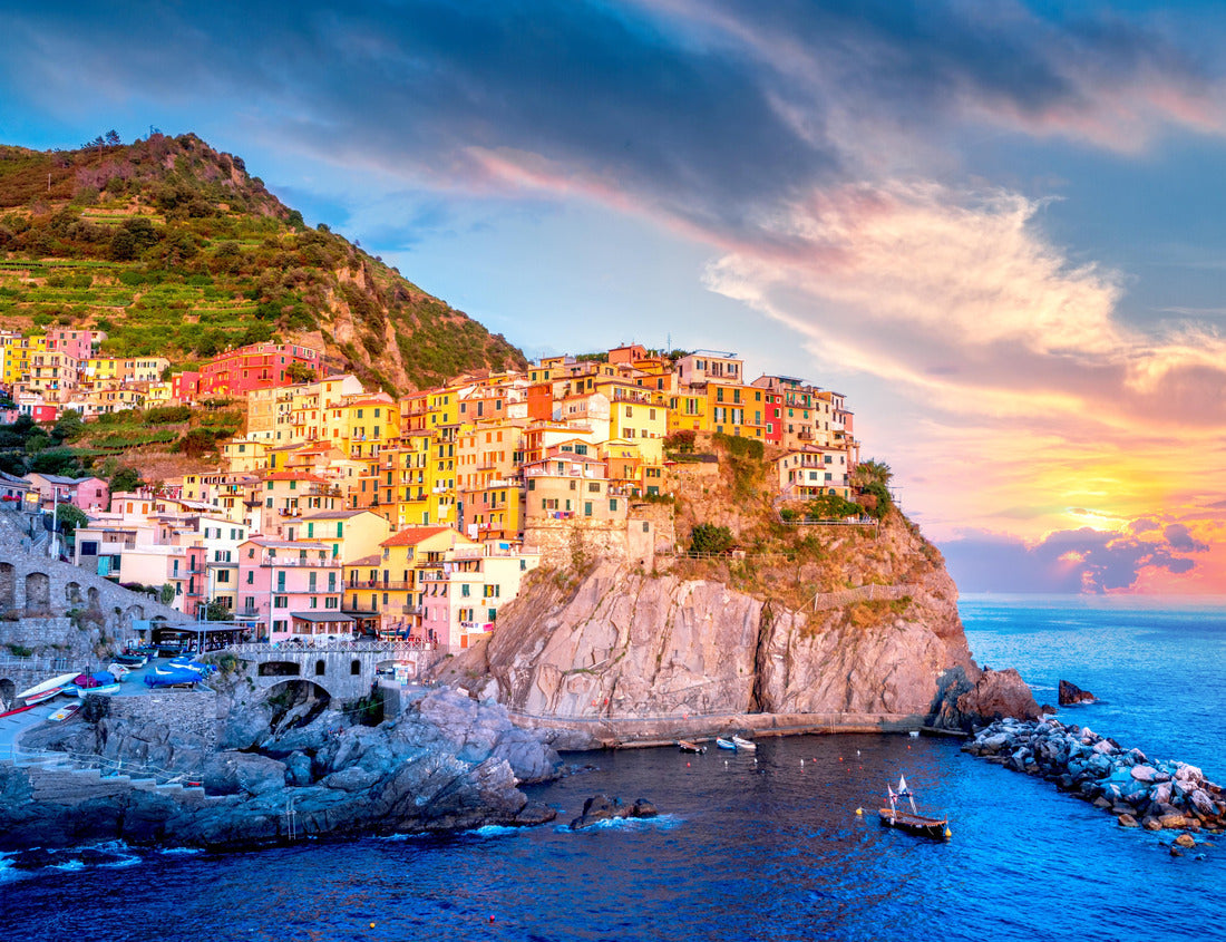 Old city of Manarola, Cinque Terre, Italy 1000pc Puzzle