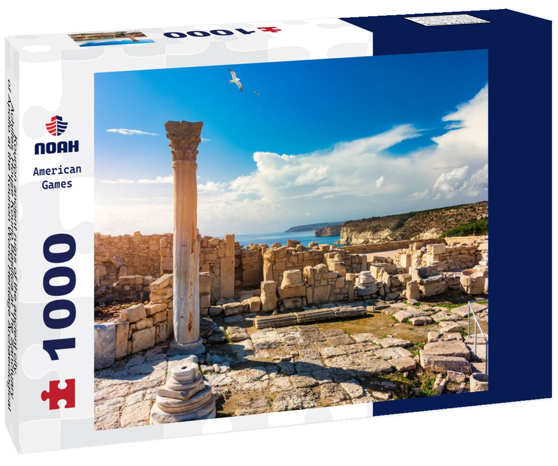 ?ourion ancient ruins of the ancient city. Achilles' House Kourio Basilica at The Sanctuary of Apollo at the Kourion World Heritage Archaeological site near Limassol (Lemesos), Cyprus 1000pc Puzzle