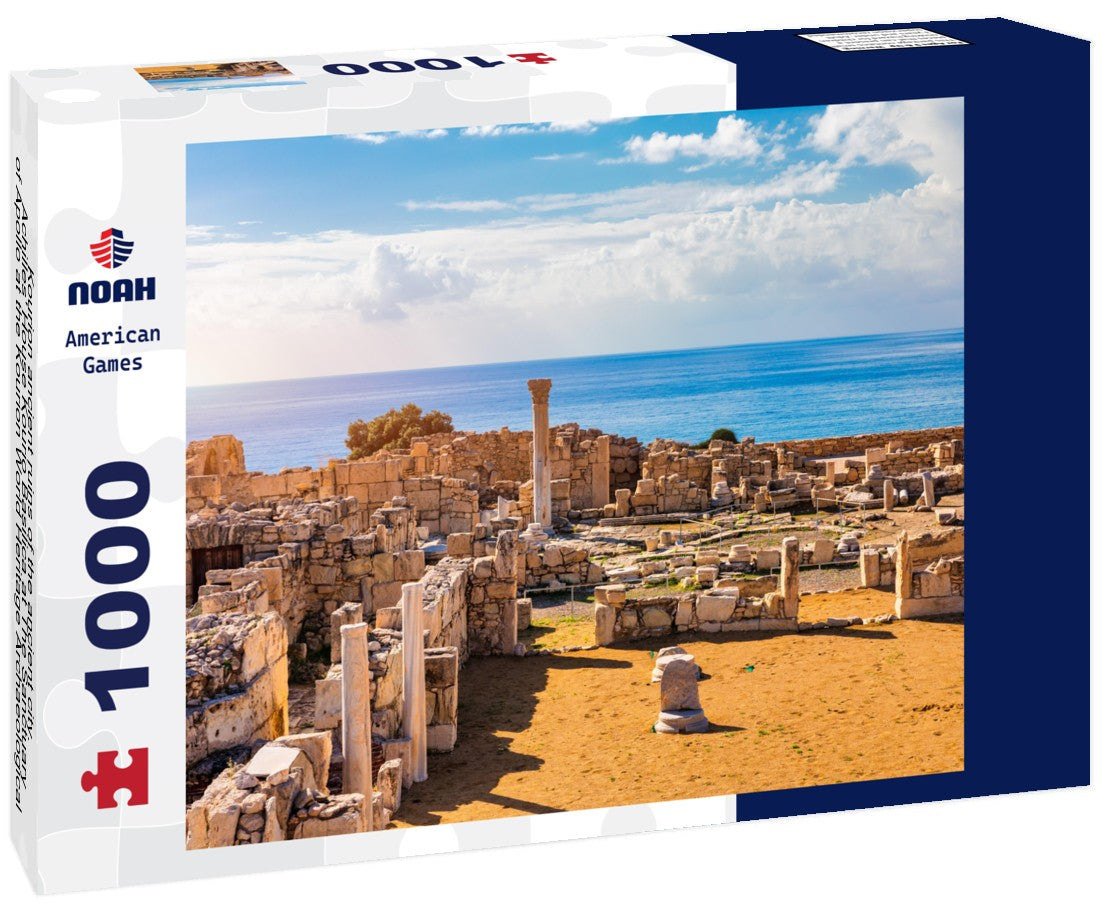 ?ourion ancient ruins of the ancient city. Achilles' House Kourio Basilica at The Sanctuary of Apollo at the Kourion World Heritage Archaeological site near Limassol (Lemesos), Cyprus 1000pc Puzzle