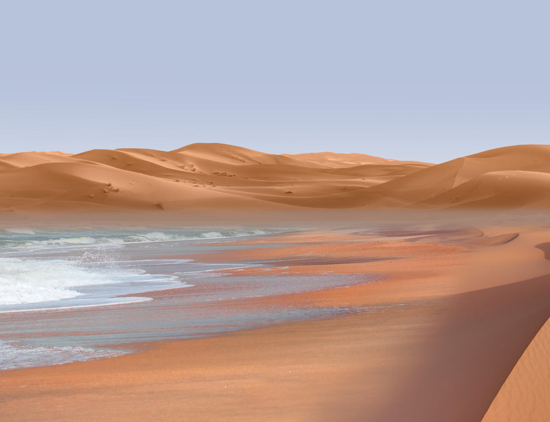 Noah Jigsaw Puzzle Sahara desert with Atlantic ocean meets near coast - Morocco, North Africa 1000 pieces