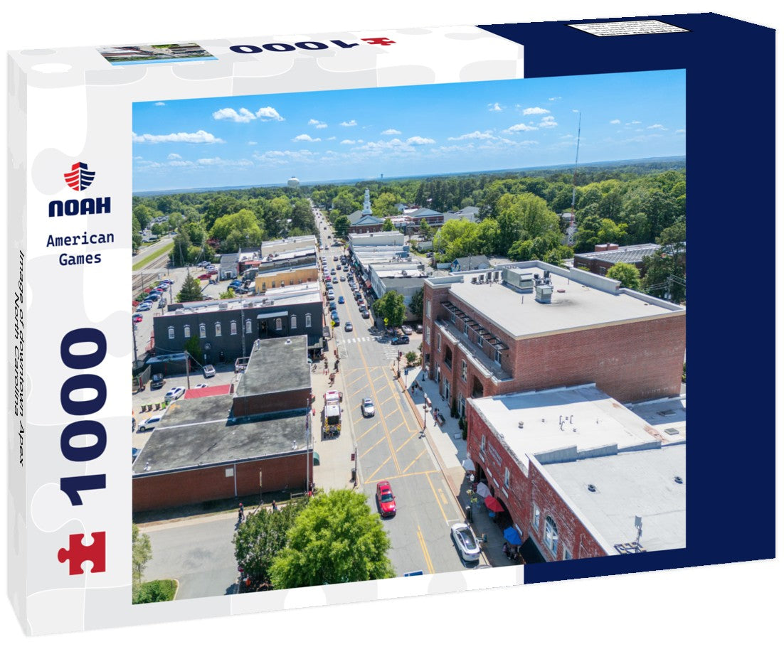 Noah Jigsaw Puzzle Image of downtown Apex, North Carolina 1000 pieces
